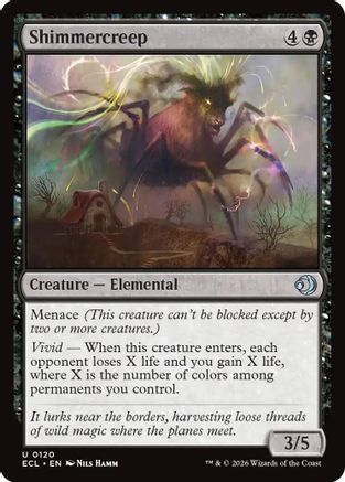 Shimmercreep (ECL-120)  Foil - Lorwyn Eclipsed