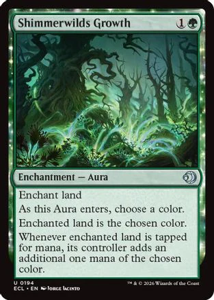 Shimmerwilds Growth (ECL-194) - Lorwyn Eclipsed