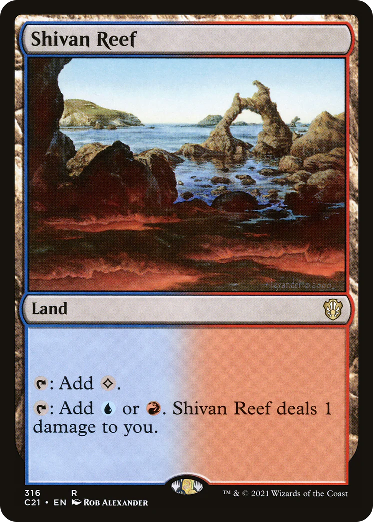 Shivan Reef (C21-316)  - Commander 2021