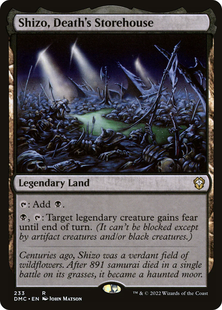 Shizo, Death's Storehouse (DMC-233)  - Dominaria United Commander