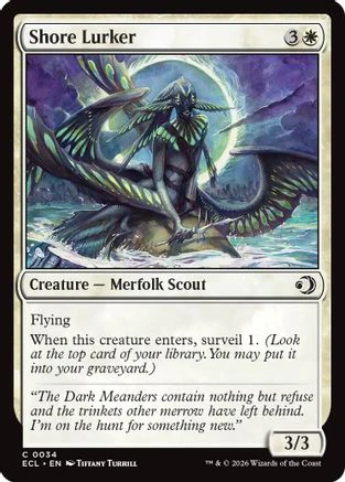 Shore Lurker (ECL-034) Foil - Lorwyn Eclipsed
