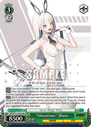 "Showtime" Blanc (NIK/S117-E031 RR) - GODDESS OF VICTORY: NIKKE