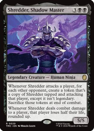 Shredder, Shadow Master (TMC-020)  - Commander: Teenage Mutant Ninja Turtles
