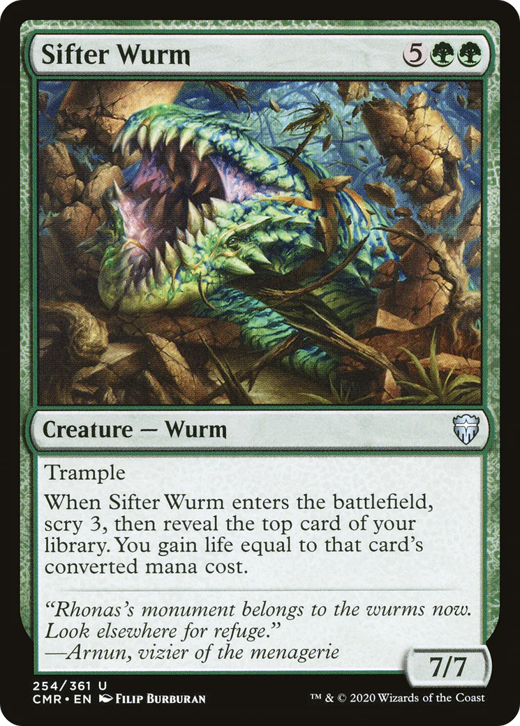 Sifter Wurm (CMR-254)  - Commander Legends