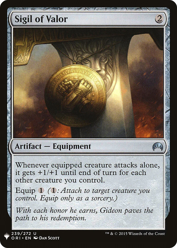 Sigil of Valor (LIST-239) - The List