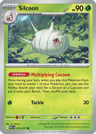 Silcoon 012  ME Ascended Heroes - Common