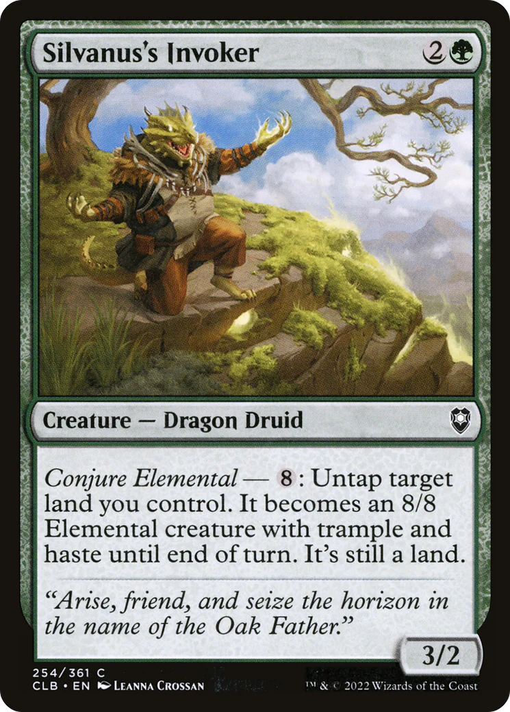 Silvanus's Invoker (CLB-254)  - Commander Legends: Battle for Baldur's Gate