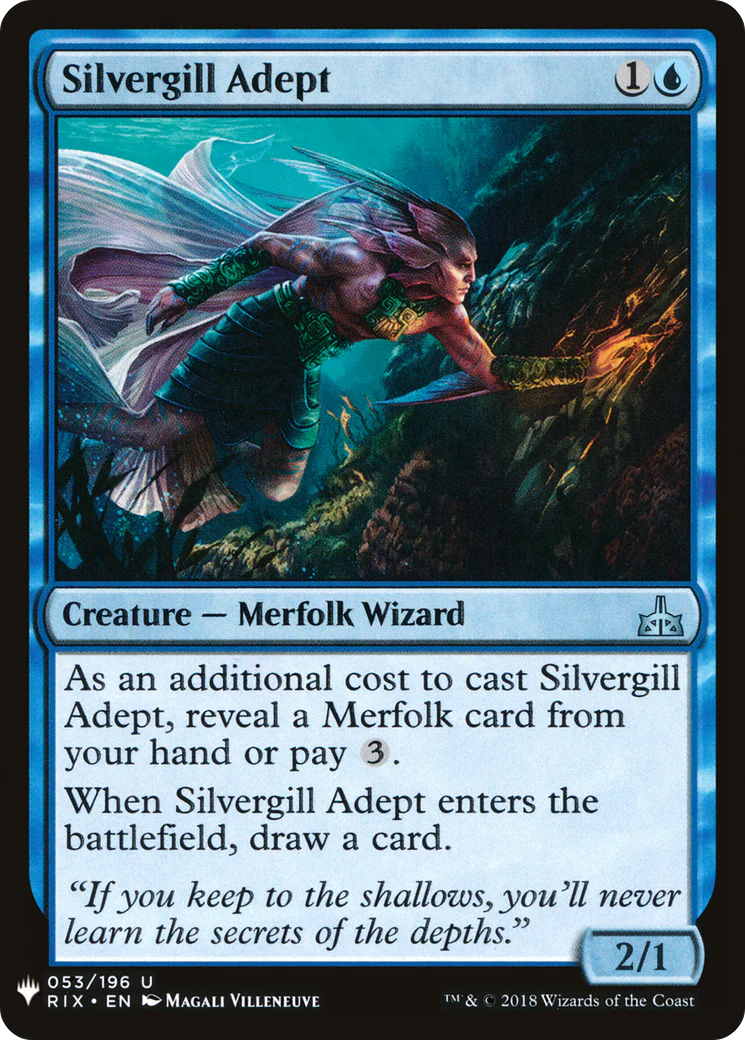 Silvergill Adept (LIST-053)  - The List