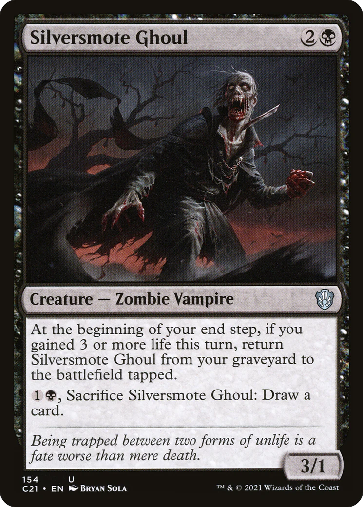 Silversmote Ghoul (C21-154)  - Commander 2021