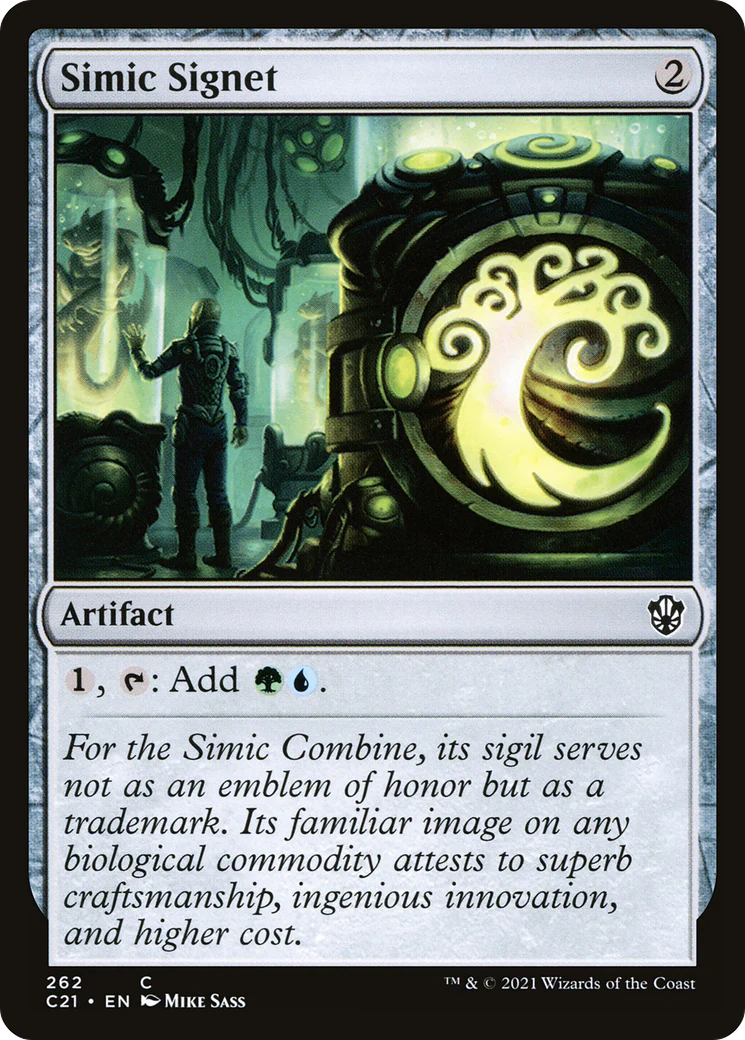 Simic Signet (C21-262)  - Commander 2021