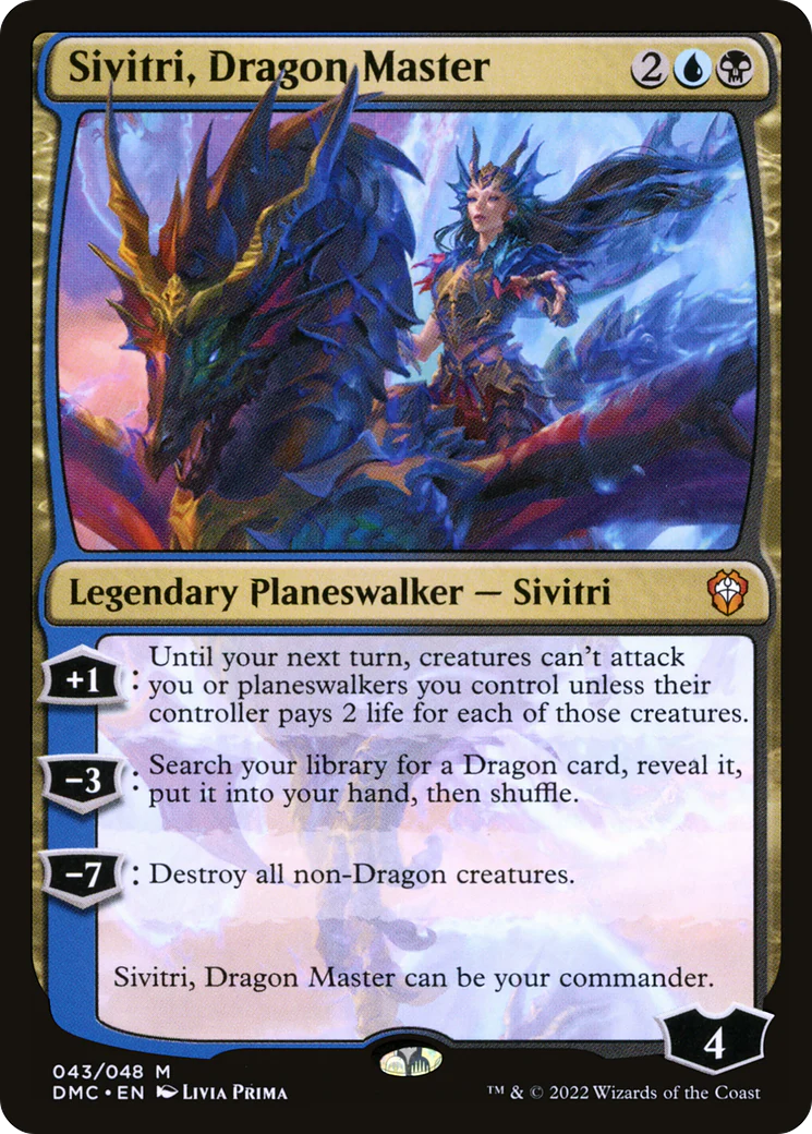 Sivitri, Dragon Master (DMC-043)  - Dominaria United Commander