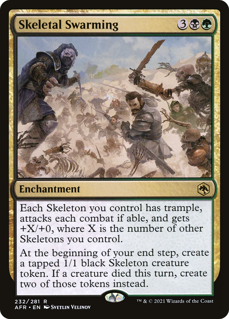 Skeletal Swarming (AFR-232)  - Adventures in the Forgotten Realms