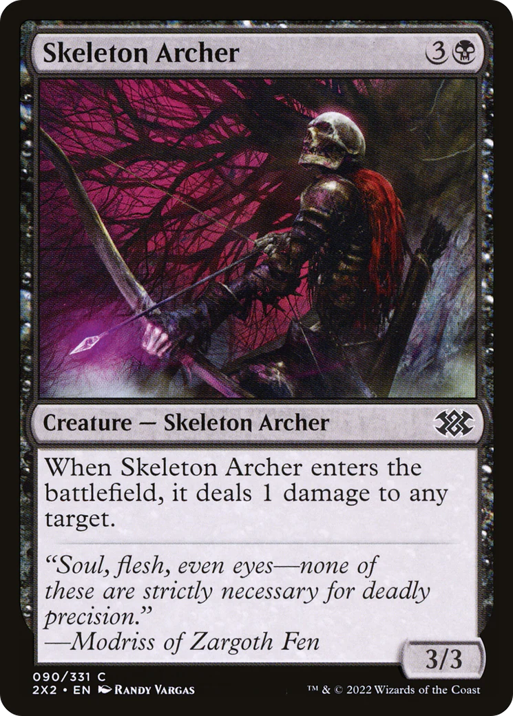 Skeleton Archer (2X2-090)  - Double Masters 2022
