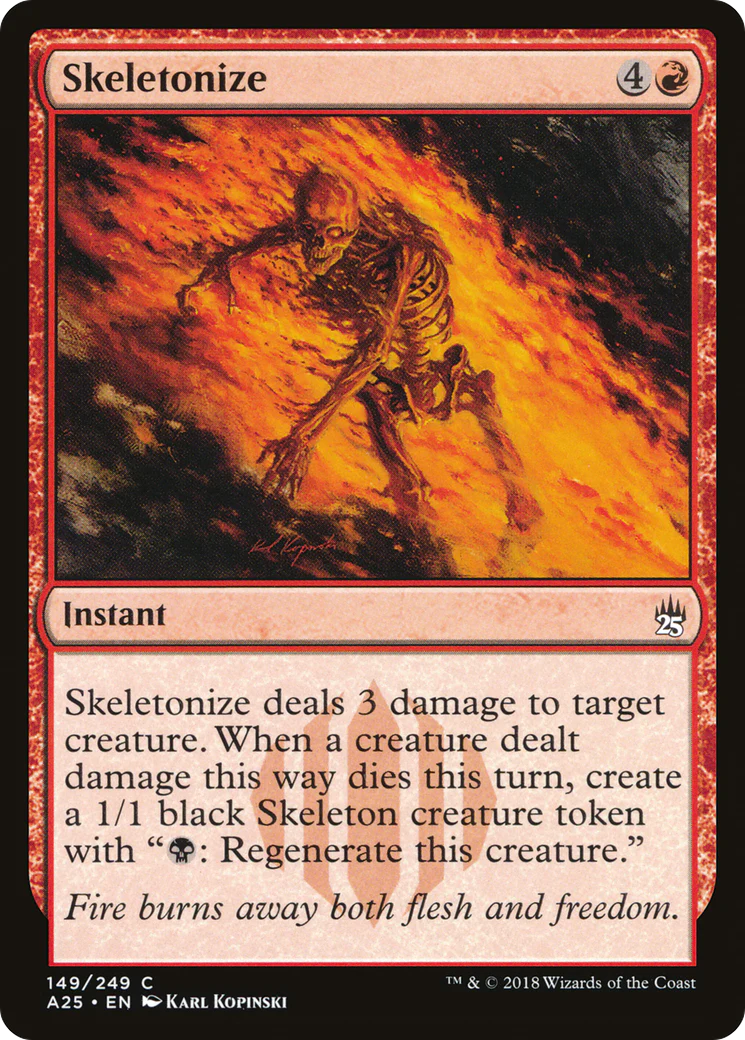 Skeletonize (A25-149)  - Masters 25