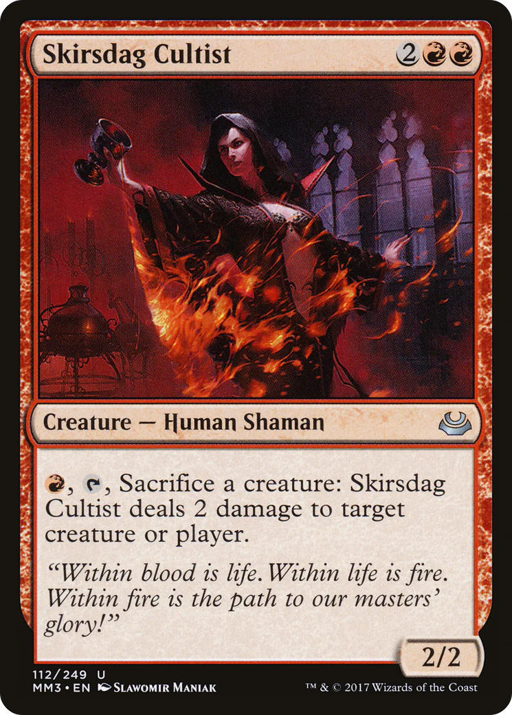 Skirsdag Cultist (MM3-112)  - Modern Masters 2017
