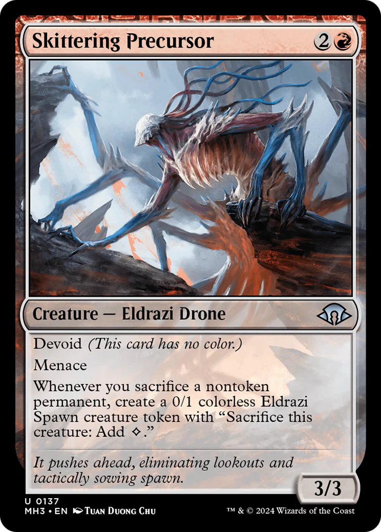 Skittering Precursor (MH3-137)  Foil - Modern Horizons 3: (devoid)