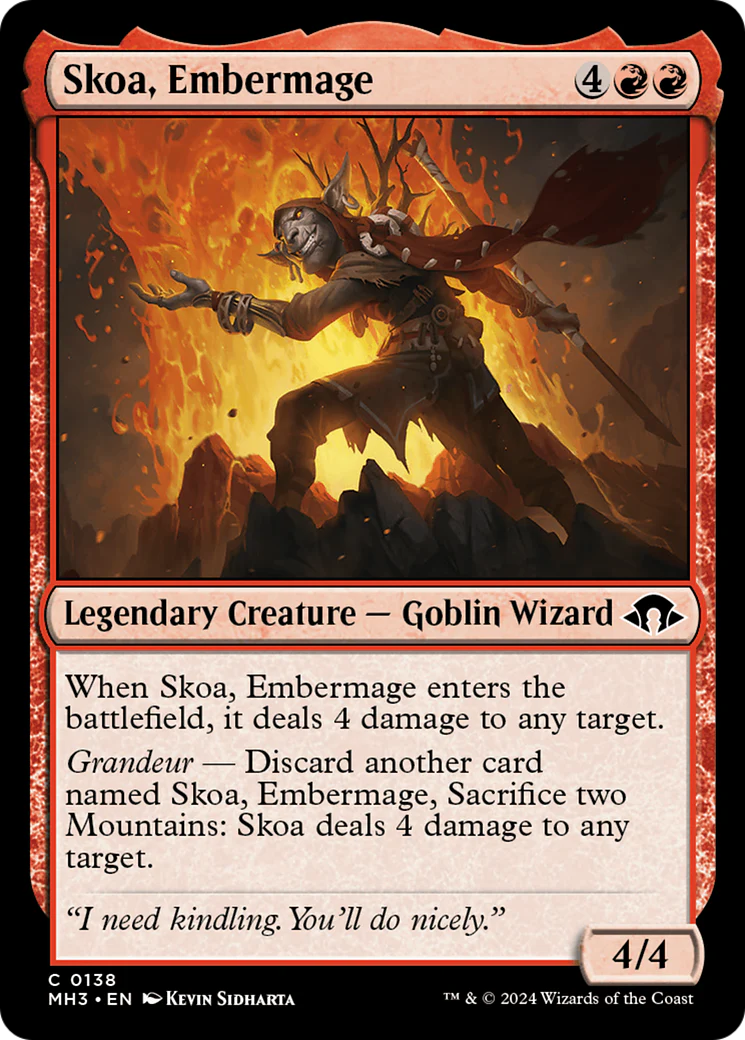 Skoa, Embermage (MH3-138)  Foil - Modern Horizons 3