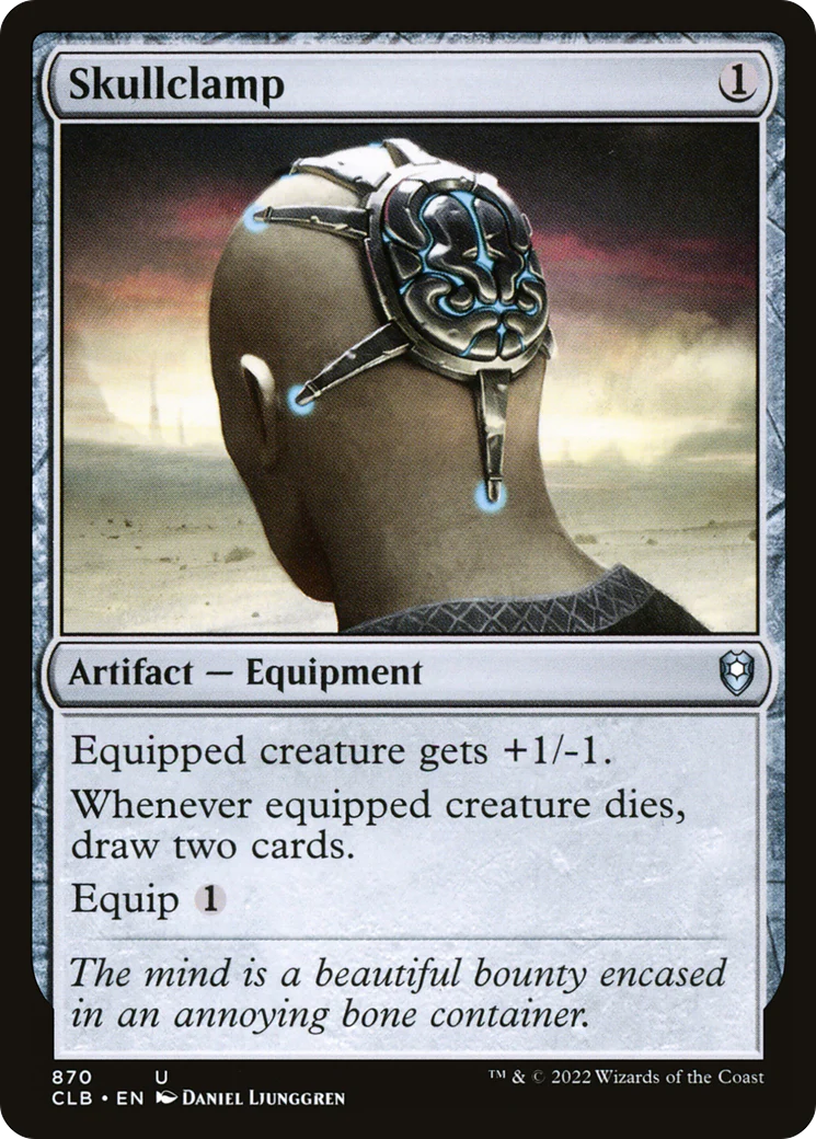 Skullclamp (CLB-870)  - Commander Legends: Battle for Baldur's Gate