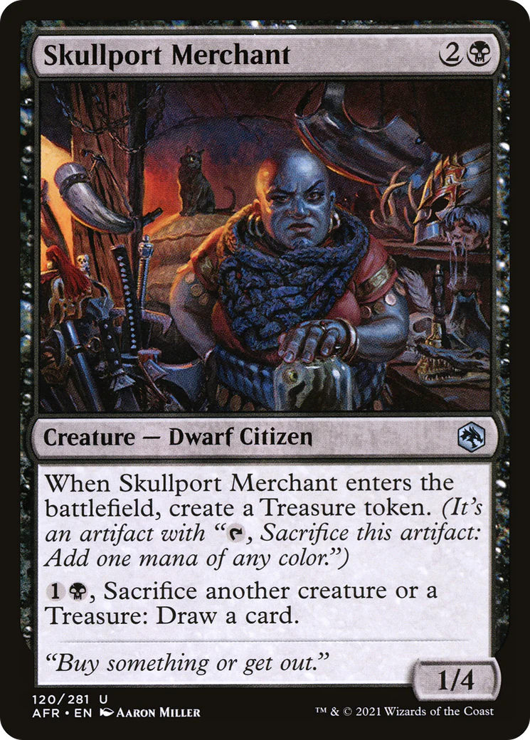 Skullport Merchant (AFR-120)  Foil - Adventures in the Forgotten Realms