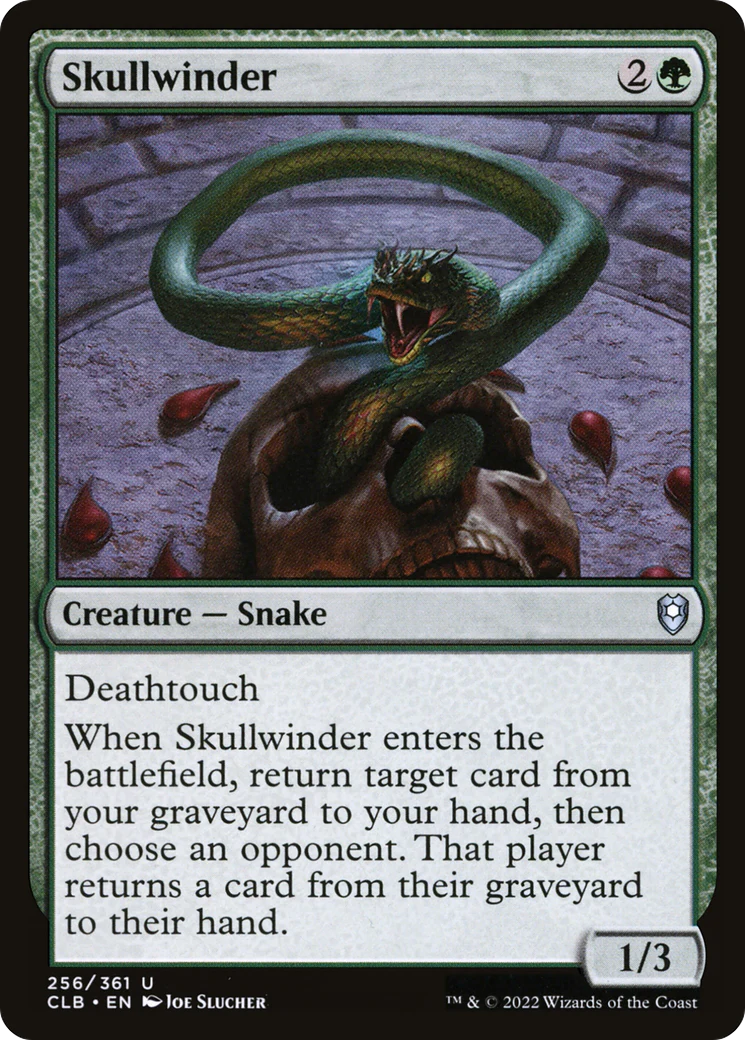 Skullwinder (CLB-256) Foil - Commander Legends: Battle for Baldur's Gate
