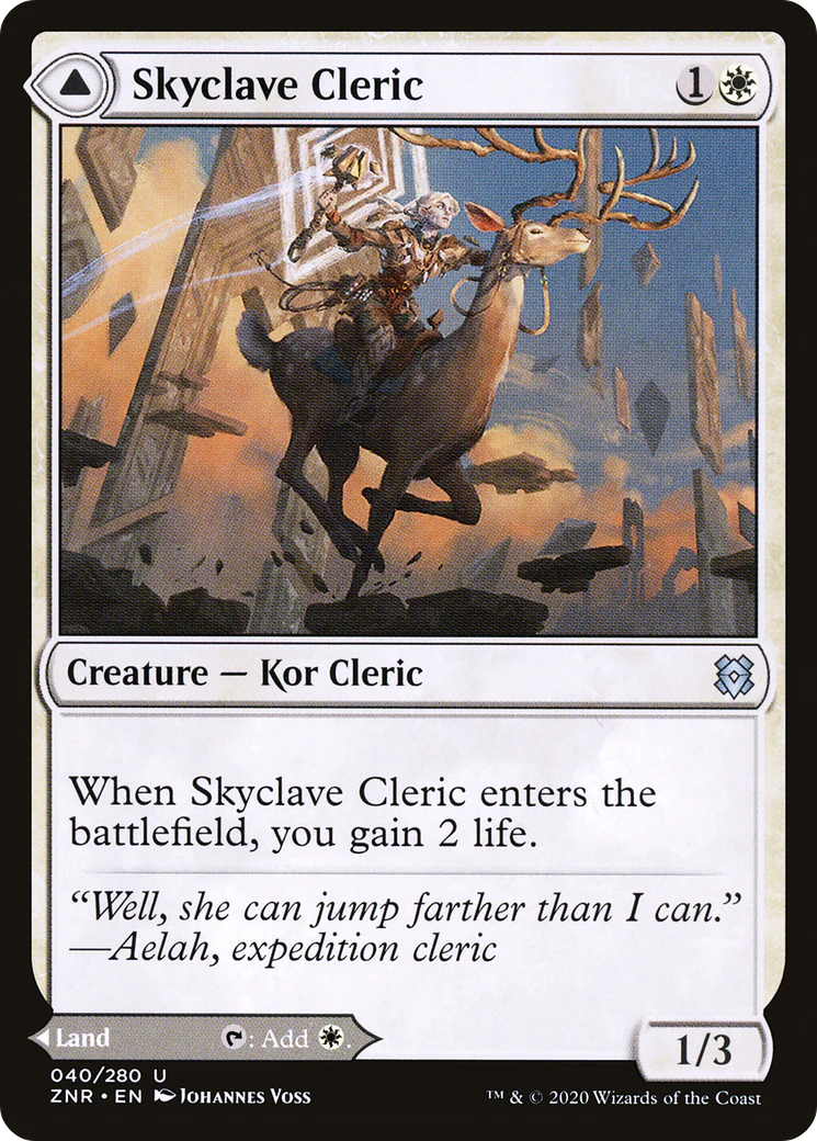 Skyclave Cleric (ZNR-040)  Foil - Zendikar Rising
