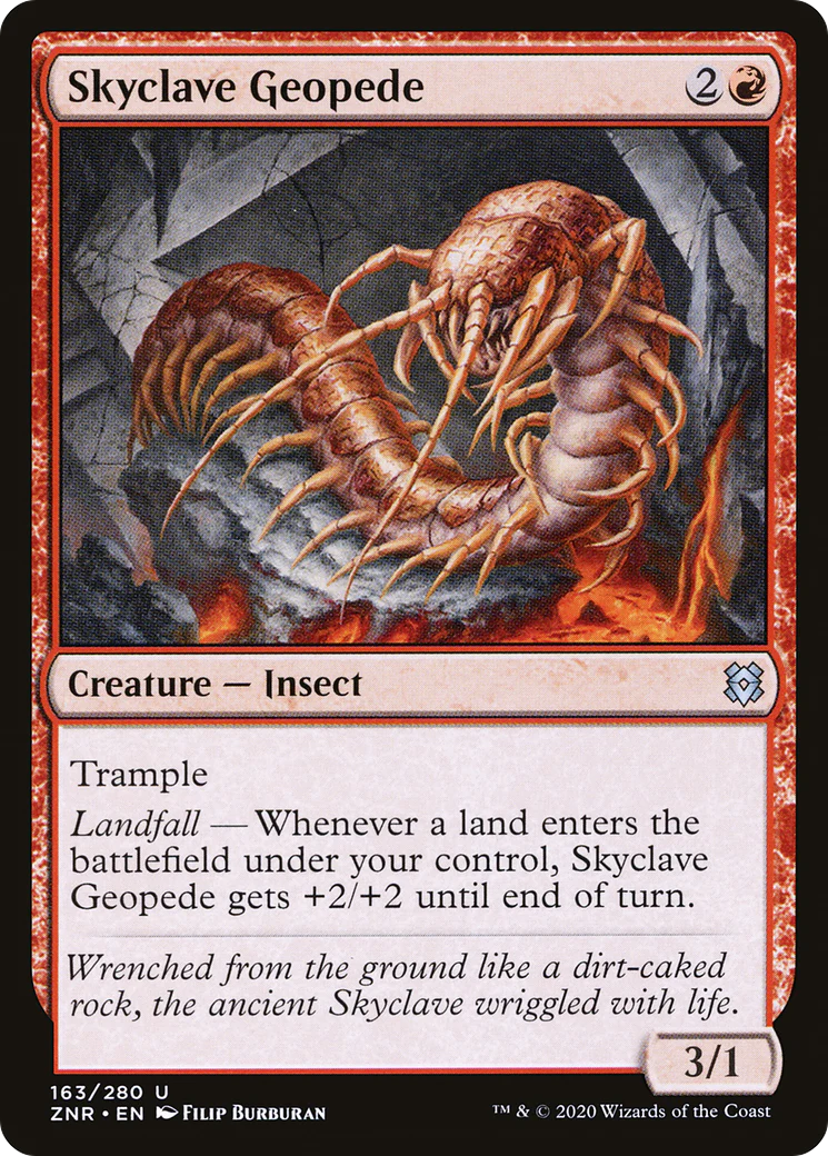 Skyclave Geopede (ZNR-163) Foil - Zendikar Rising