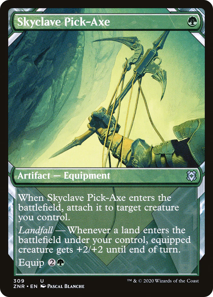 Skyclave Pick-Axe (Showcase) (ZNR-309)  Foil - Zendikar Rising