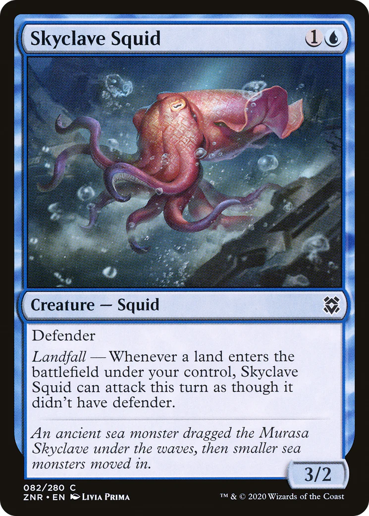 Skyclave Squid (ZNR-082)  Foil - Zendikar Rising