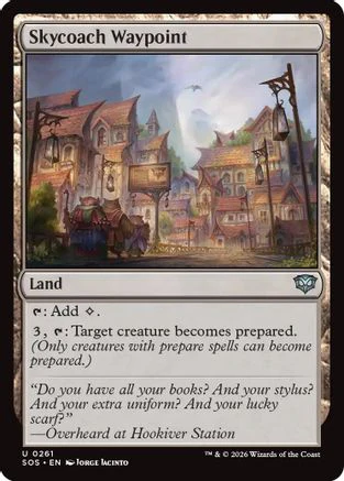 Skycoach Waypoint (SOS-261) Foil - Secrets of Strixhaven