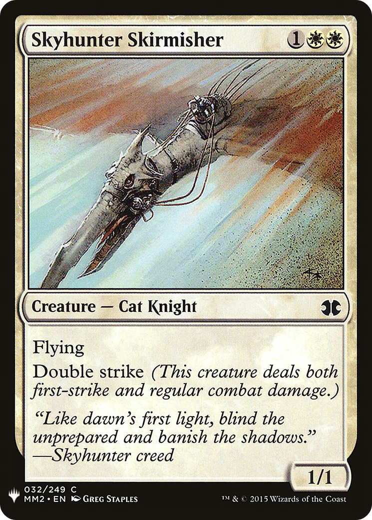Skyhunter Skirmisher (LIST-032)  - The List