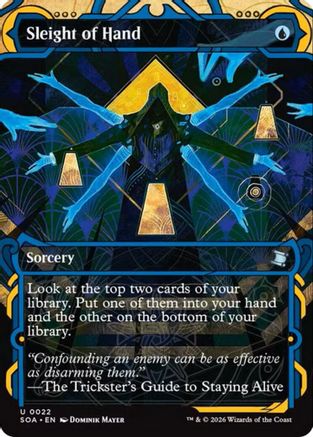 Sleight of Hand (SOA-022)  Foil - Secrets of Strixhaven: Mystical Archive