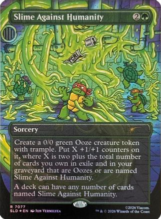 Slime Against Humanity (7077) (SLD-7077)  Foil - Secret Lair Drop Series