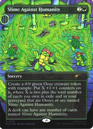 Slime Against Humanity (7078) (SLD-7078)  Foil - Secret Lair Drop Series