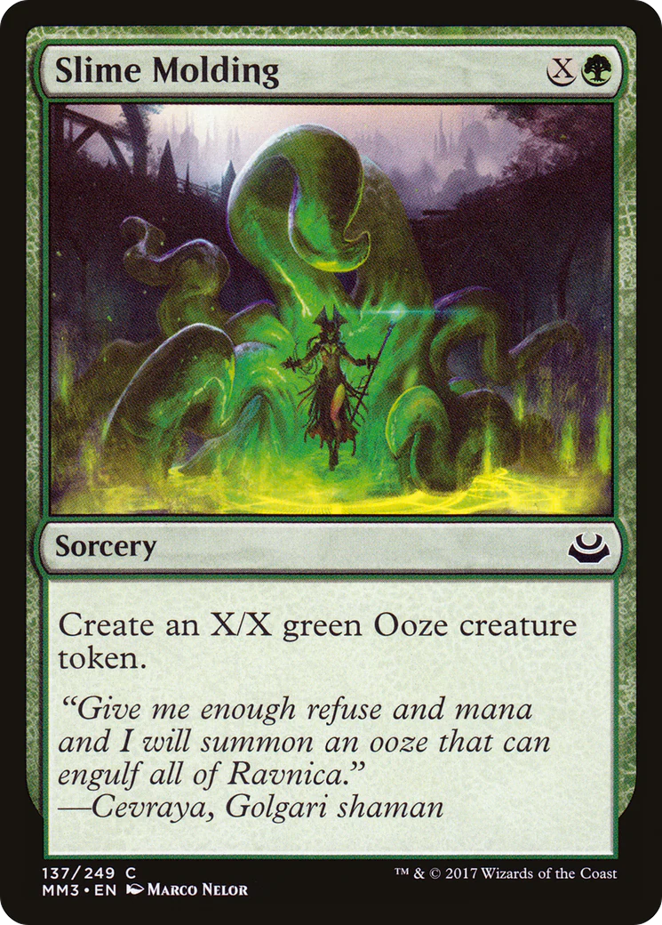 Slime Molding (MM3-137)  Foil - Modern Masters 2017