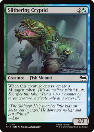 Slithering Cryptid (TMT-168)  Foil - Teenage Mutant Ninja Turtles