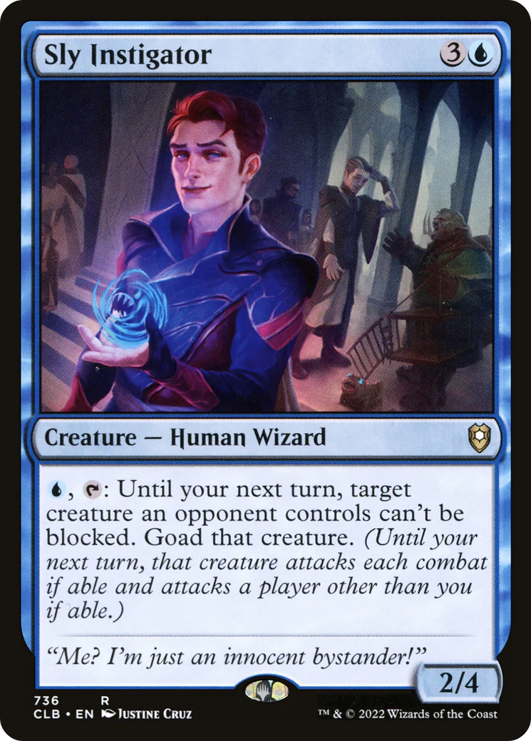 Sly Instigator (CLB-736)  - Commander Legends: Battle for Baldur's Gate