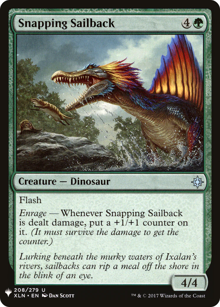 Snapping Sailback (LIST-208) - The List