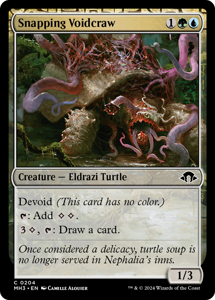 Snapping Voidcraw (MH3-204)  Foil - Modern Horizons 3: (devoid)