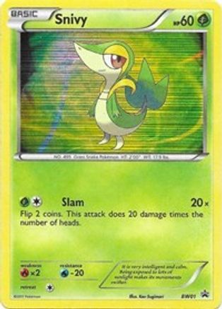 Snivy BW01  - Holofoil Black and White Promos - Promo