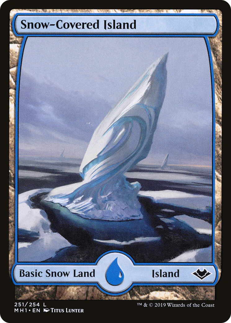 Snow-Covered Island (MH1-251)  - Modern Horizons