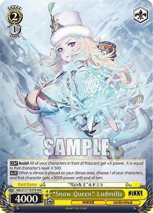 "Snow Queen" Ludmilla (RRR) (NIK/S117-TE07R RRR) - GODDESS OF VICTORY: NIKKE