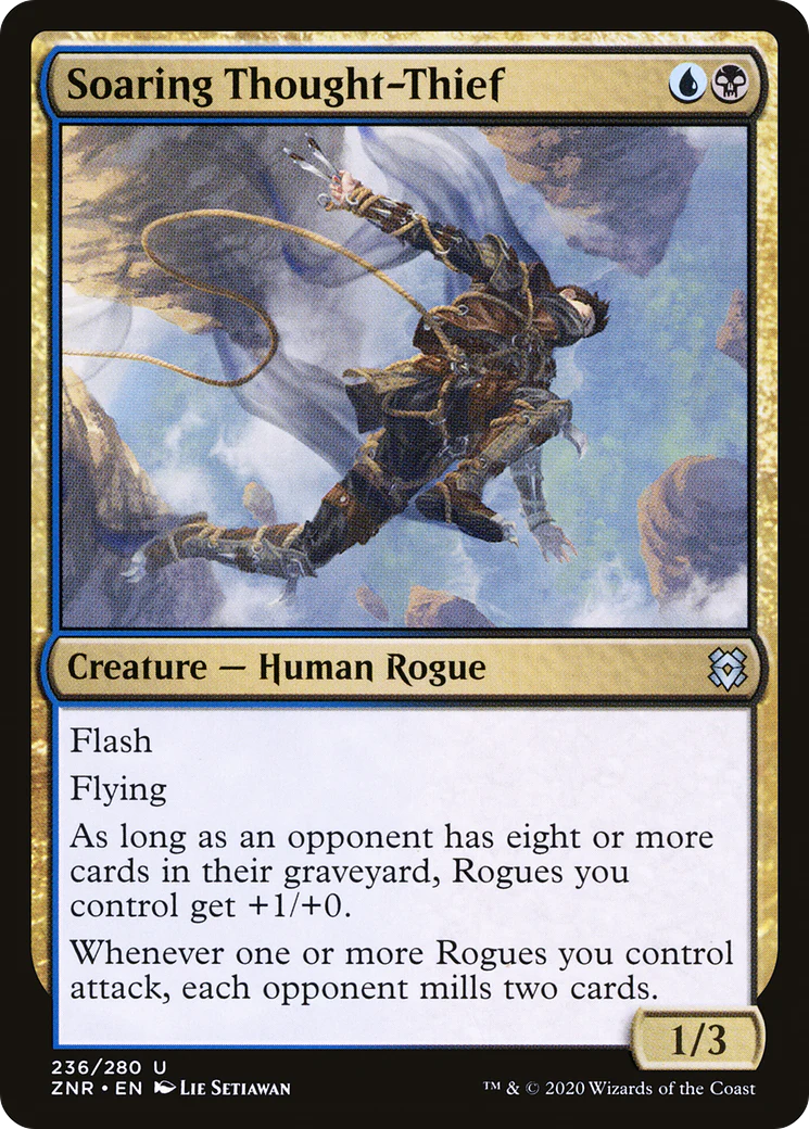 Soaring Thought-Thief (ZNR-236)  - Zendikar Rising