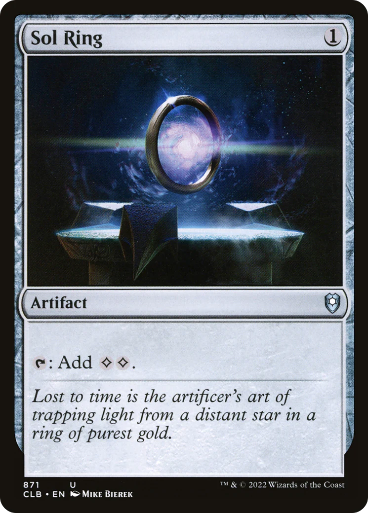 Sol Ring (CLB-871)  - Commander Legends: Battle for Baldur's Gate