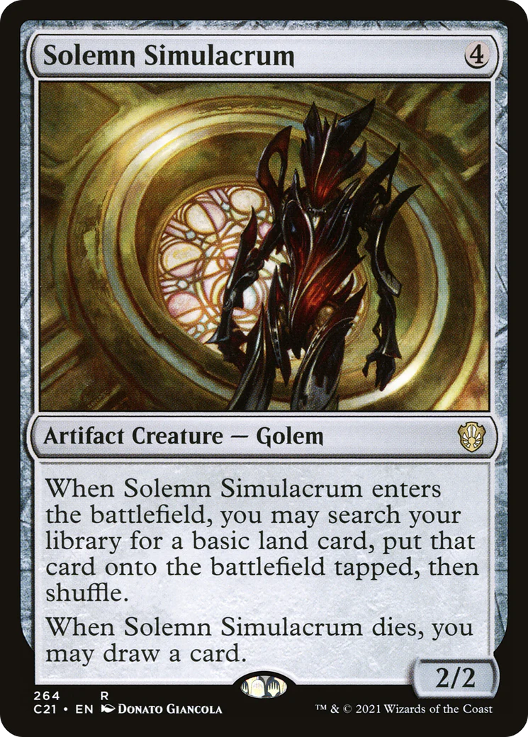 Solemn Simulacrum (C21-264)  - Commander 2021