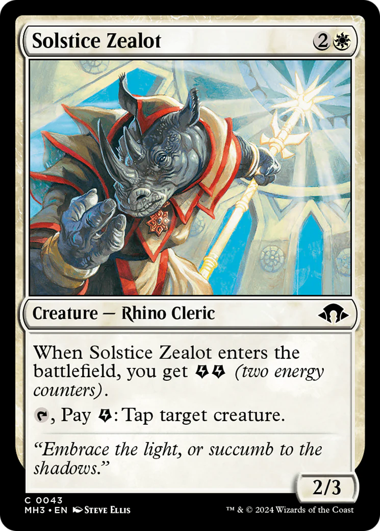 Solstice Zealot (MH3-043)  Foil - Modern Horizons 3