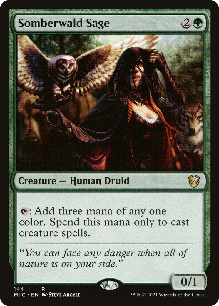 Somberwald Sage (MIC-144)  - Midnight Hunt Commander