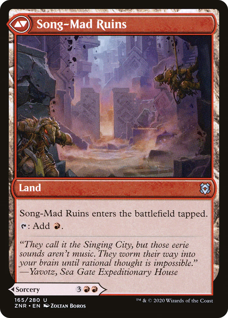 Song-Mad Treachery (ZNR-165)  Foil - Zendikar Rising - Image 2