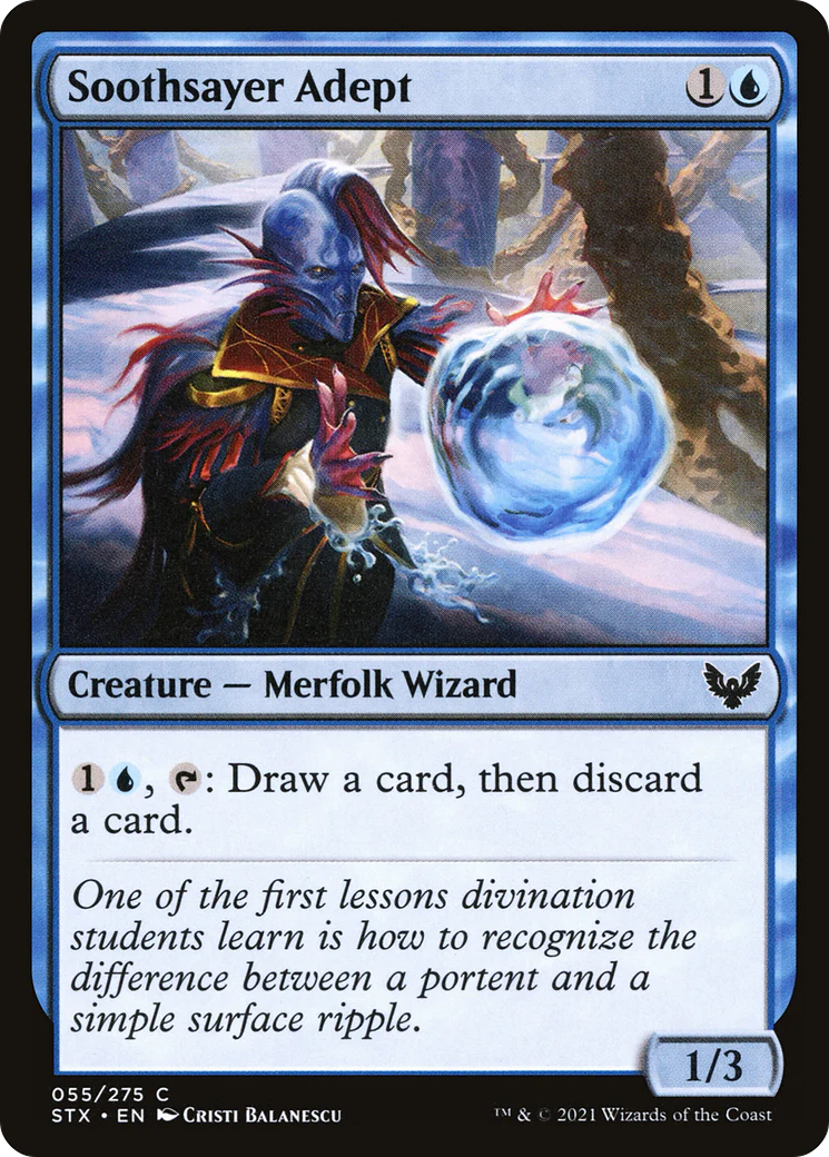 Soothsayer Adept (STX-055)  - Strixhaven: School of Mages