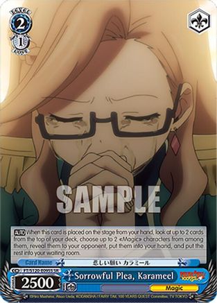 Sorrowful Plea, Karameel (SR) (FT/S120-E095S SR) - FAIRY TAIL 100 YEARS QUEST