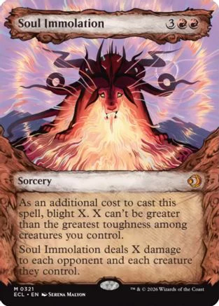 Soul Immolation (Showcase) (ECL-321) Foil - Lorwyn Eclipsed